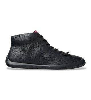Camper para hombre. K300558-004 Botines de piel Peu Path+ negro (44), Plano, Cordones, Casual