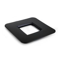 basse para mesa cuadrada mondum mediterraneo 80x80 cm negra