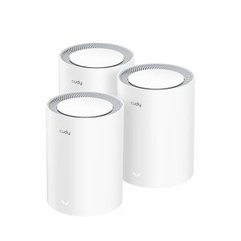 WiFi Mesh Cudy 3 Nodos 2402 Mbps 603,8 m² con Wi-Fi 6 y VPN