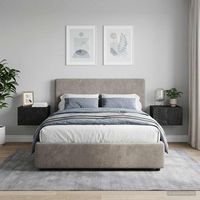 mesas de pared - mueble para dormitorio - madera de ingenieria - negro 345x33x20cm