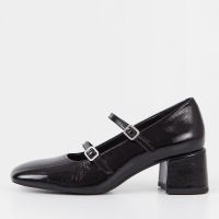 vagabond womens adison patent-leather heeled mary jane shoes - uk 6