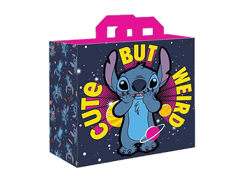 Bolsa reutilizable - Sherwood Lilo & Stitch Disney, 45 cm, Multicolor