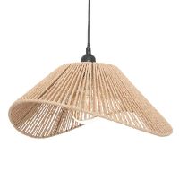 factory cuadros lampara colgante de cuerda gijon 45cm - estilo natural