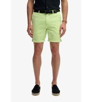 superdry para hombre m7110486a pantalon corto premium regular chino verde 30 casual algodon