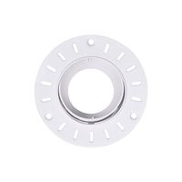 aro empotrable onassis redondo para yeso laminado al3xd95cm policarbonato pc blanco