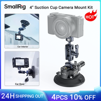SmallRig-Kit de montaje de cámara con ventosa, 4 