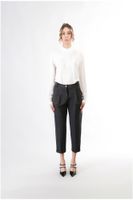 pantalon recto con pinzas smoke xs