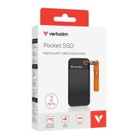 ssd externo verbatim pocket 2tb usb-c 32 gen 2 1000mbs pcmac naranjanegro