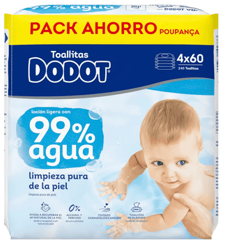 Dodot Aqua Toallitas para Bebé 240 uds