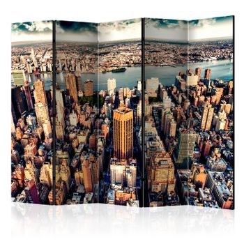 Biombo - Bird's Eye View Of New York Ii (225x172 Cm)