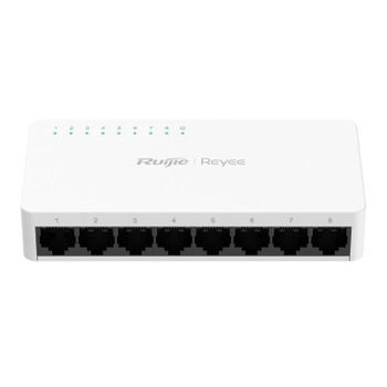 Switch Ruijie RG-ES08F 8x RJ45 10/100 Mbps Blanco Plug and Play