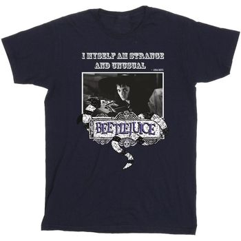 Beetlejuice Camiseta Strange And Unusual para hombre