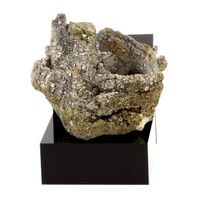 pirita - piedra natural de mexico distrito de santa eulalia chihuahua - mineral raro de la coleccion de michel jouty multicolor  12503 cts -