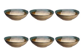 Cuenco ø20cm - 6 piezas - tierra y mar