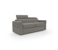 avalon sofa cama con colchon de 18 cm de altura en tejido impermeable 200 cm 140x197 cm taupe