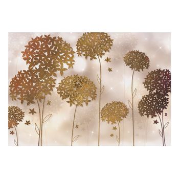 Papel Pintado 3d - Golden Garden (400x280 Cm)