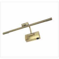 aplique led 7wl luz calida 3000k articulado 34cm con interruptor bronce