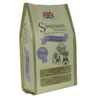 simpsons premium sensitive puppy - salmon  potato - economy pack 2 x 12kg