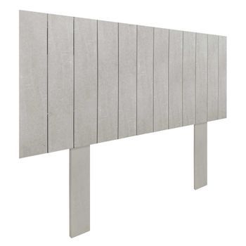 Cabecero De Madera Reciclada Dm Estilo Palet Vertical Con Patas 90x115cm Camas 90 - Gris Tribal