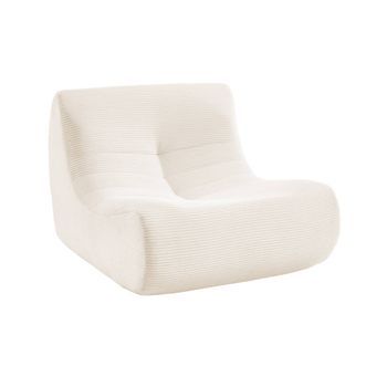 Módulo Para Sofá Modular De Pana , Crema
