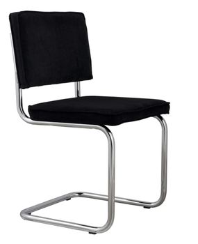 Silla de comedor de terciopelo elegante