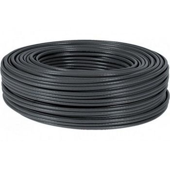 Bobina Cable UTP Cat 5e 100 Mts Negro