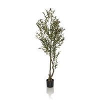 planta artificial  arbol artificial olive i 172 cm verde hjh office