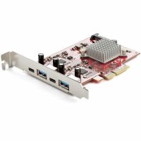 tarjeta pcie startech 4 puertos usb 32 gen 2 10gbps 2x usb-c y 2x usb-a