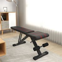 banco de pesas sportnow acero eva 82x35x425-107 cm negro