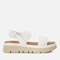 dune london womens lorris leather sandals - uk 8