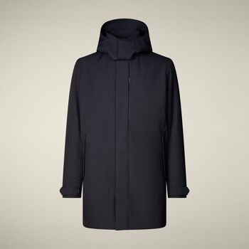 Save The Duck Parka D41584M WOLT21/3 SAM-90010 BLUE BLACK para hombre