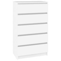 cajonera de madera contrachapada blanco 60x36x103 cm