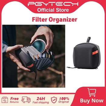 Bolsa de filtro PGYTECH, bolsa de almacenamiento de filtro circular, bolsa de filtro de cámara, bolsa de almacenamiento de filtro UV, cubierta protectora de polarizador CPL