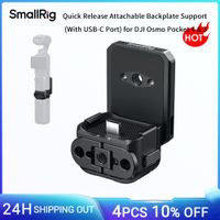 placa trasera de soporte de liberacion rapida smallrig con puerto usb-c para dji osmo pocket 4 y 3 con soporte plegable de 2 puntas -6359