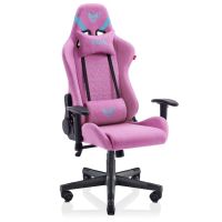 valk nyx silla gaming de tela rosa topacio