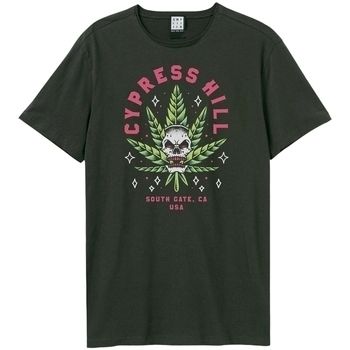 Amplified Clothing Camiseta Skull Leaf para hombre