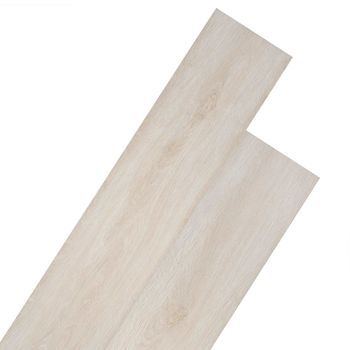 Tableros De Suelo Madera De Roble Blanca Clásica 5,02 M² Vidaxl
