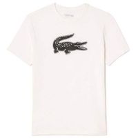 camiseta lacoste sport blanco negro