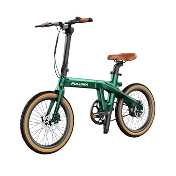 Bicicleta Eléctrica De Fibra De Carbono Puluma Pt20, 250 W, 25 Km/h, Plegable De 20