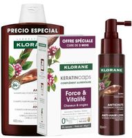 klorane pack anticaida cabello a la quinina