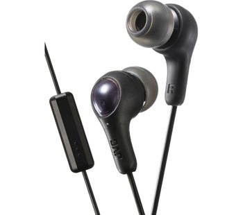 JVC Gumy Plus Headphones - Black, Black