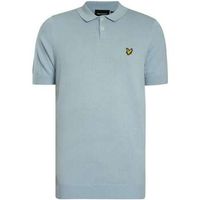 lyle  scott polo polo de punto de manga corta de algodon para hombre