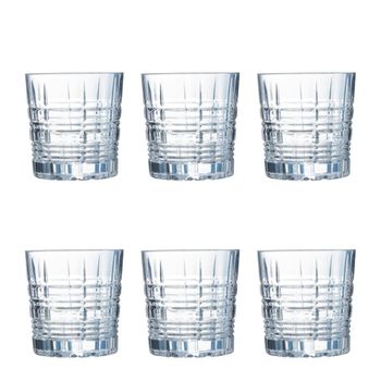 Juego de 6 vasos bajos vidrio 30 cl