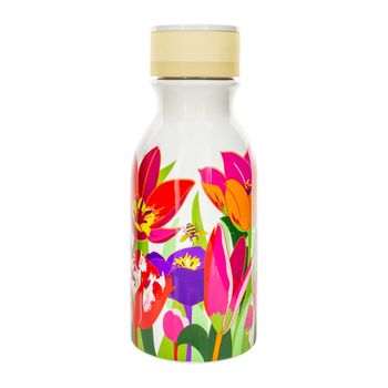 Botella termo 40 cl  multicolor silicona  18 x 7 x 7 cm