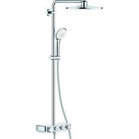 sistema de ducha con termostato incorporado grohe euphoria smartcontrol system 310 duo white chrome 26507ls0