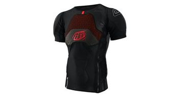 Camiseta interior de proteccion de manga corta unisex troy lee designs stage ghost d30 negro
