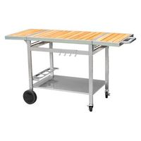 carrito de madera y metal para plancha grandi xl