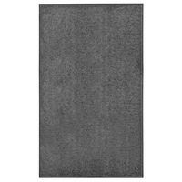 felpudo lavable gris antracita 90x150 cm vidaxl