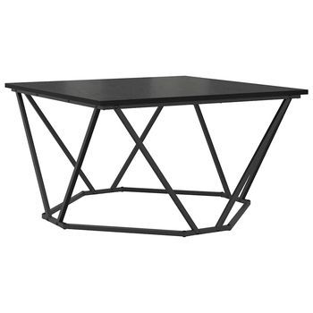Mesa De Café | Mesa De Centro Roble Negro 80 X 80 X 45 Cm