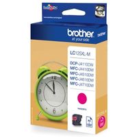 brother lc-125xlm cartucho de tinta magenta alta capacidad original